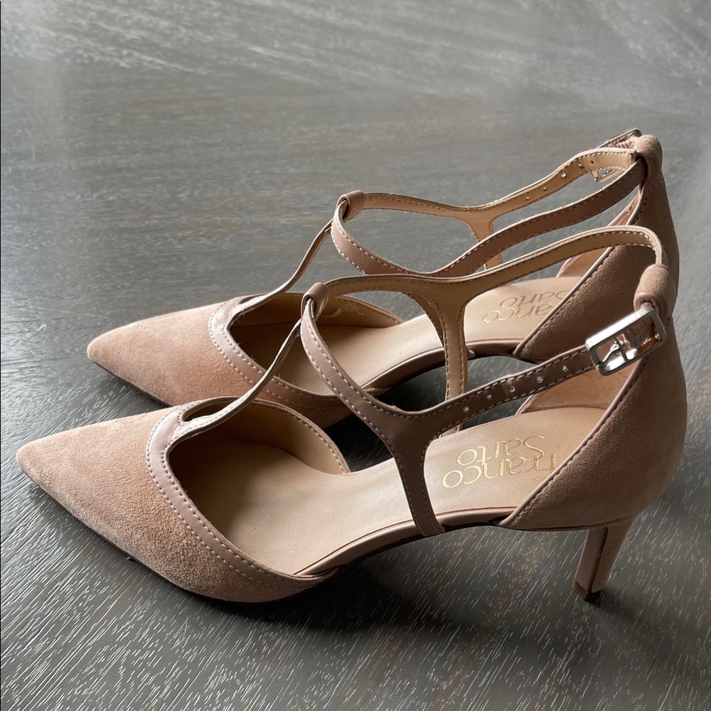 Franco Sarto Women's Chic Brown Heels